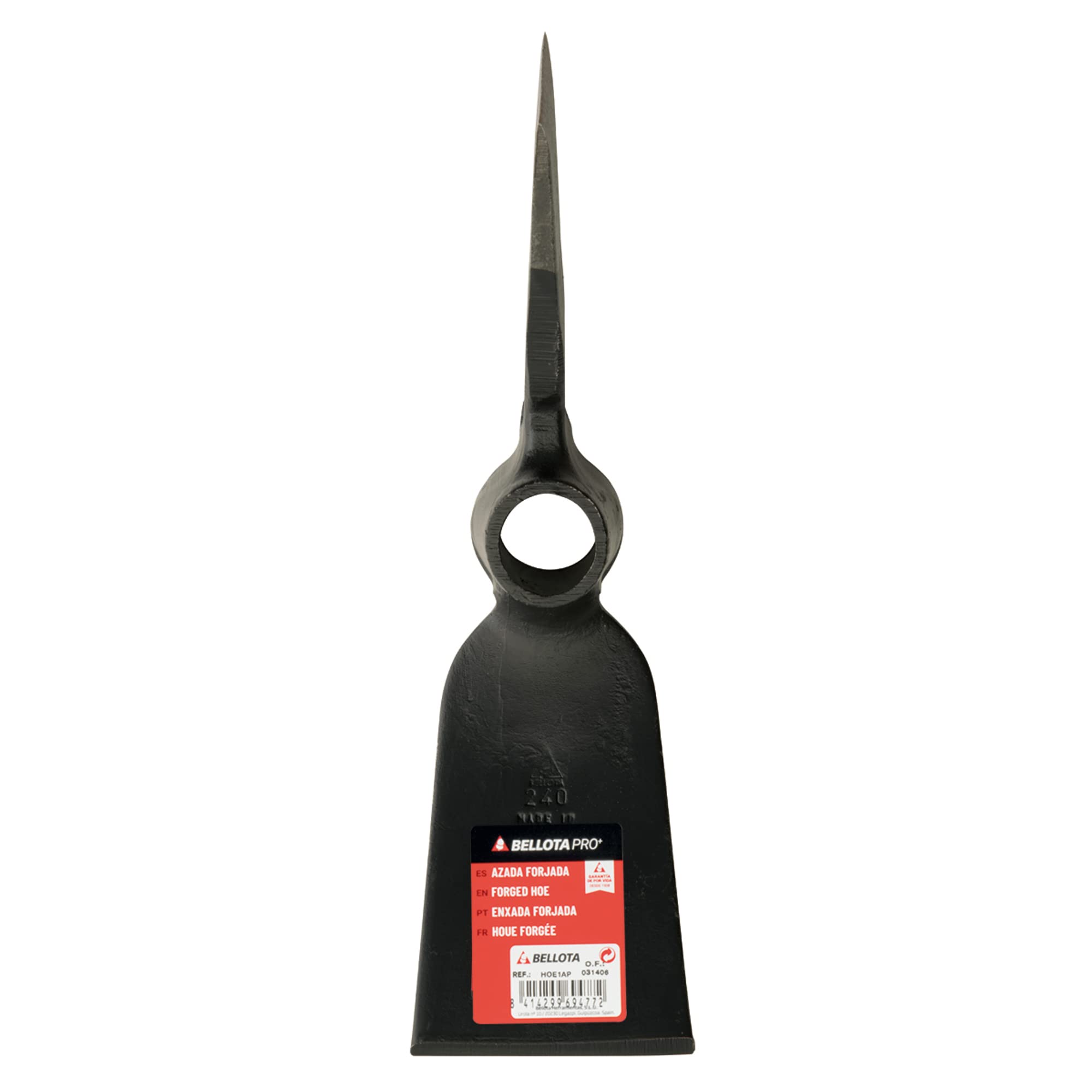 Bellota HOE240 - Double Figure Forged Hoe, Blade and Peak Hoe, with Anti-Twist Handle.