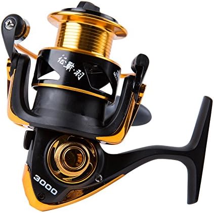 POKEE Fishing Reel Spinning with 5.1:1 Gear Ratio 5 + 1 Shielded Ball Bearings Rock