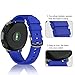 ANCOOL Compatible Gear Sport Band Replacement 20mm Silicone Watch Band Compatible Gear Sport/Galaxy Watch (42mm)/Ticwatch E/Ticwatch 2/Vivoactive 3 Watch - Small Royal Blue