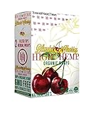25 Count Blazin Cherry of Organic Wraps - Tobacco Free, Vegan, Non-GMO! 50 Wraps Total!
