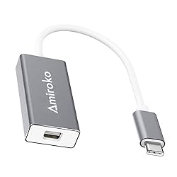 Amiroko USB-C to Mini DisplayPort Adapter, USB 3.1