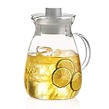 Borosil Vision Jug, 1.3L with Plastic Lid
