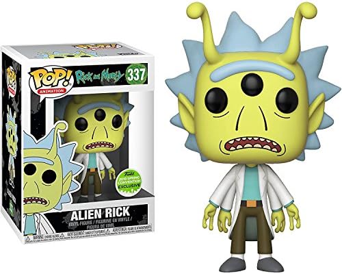 Funko Pop! Animation Rick and Morty #337 Alien Rick Vinyl Figure 2018 Spring Convention Exclusive