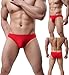 Gudan Mens Silky Bikini Briefs Low Rise Pack of 4 or 8, 4pack-b01, X-Large-fits like US Medium