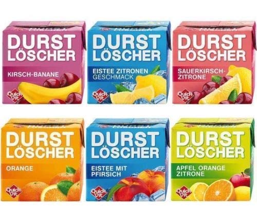 36 Pack Durstloscher A 500ml Mixbox 6 Sorten Eistee Fruchtsaftgetrank 18 Liter Amazon De Lebensmittel Getranke