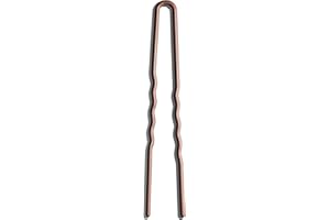 Day Rate Beauty Petite Power Pin (5.5-Inch) – U-Shaped French Hair Pin for Buns & Updos – Nylon-Coated, Anti-Snag, Hair-Safe – Made in USA (Fawn)