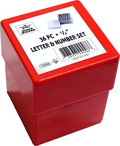 BENCH WIZARD 36 PIECE NUMBER AND LETTER SET ¼" (6MM) - TZ9098 - Thumbnail 2