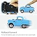Toy Diecast Car Play Vehicles, Classic Diecast Model Cars, Old Car Models, Moving Vehicle Toys, Pull Back Action with Lights and Sounds 1:38 - iPlay, iLearn (Blue)