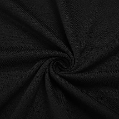 image for Toimothcn Women's Halter Neck Off Shoulder Tops Solid Casual Long Slee