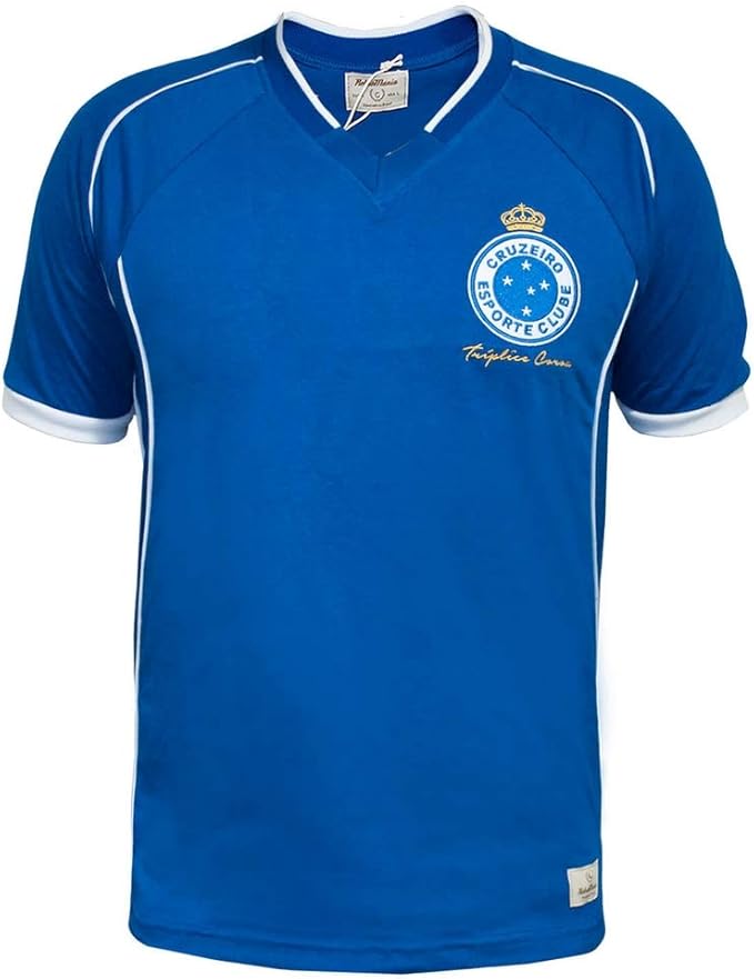 Camisa Retrô Cruzeiro 2003 Tríplice Coroa 