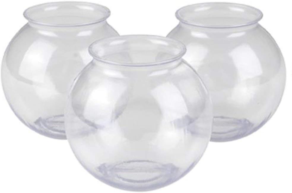 Kicko Plastic Ivy Bowls - 3 Pieces of 16 Oz. Tub - Perfect for Home Decor, Centerpiece, Carnival Game Accessory, Ornament Holder, Party Supplies, Sweet Treats