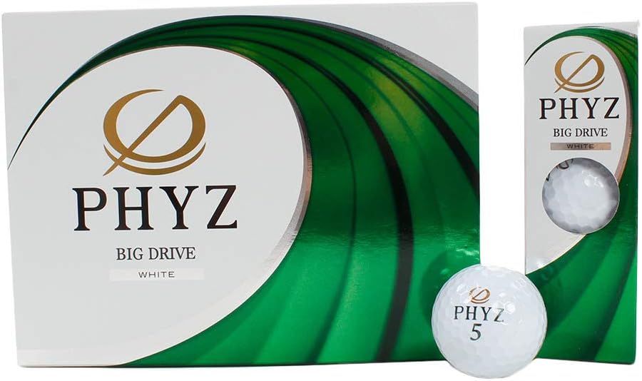 Bridgestone ブリヂストン ゴルフボール Phyz ゴルフボール 1ダース 12球入り P7wx ホワイト ブリヂストン Bridgestone ゴルフボール Amazon