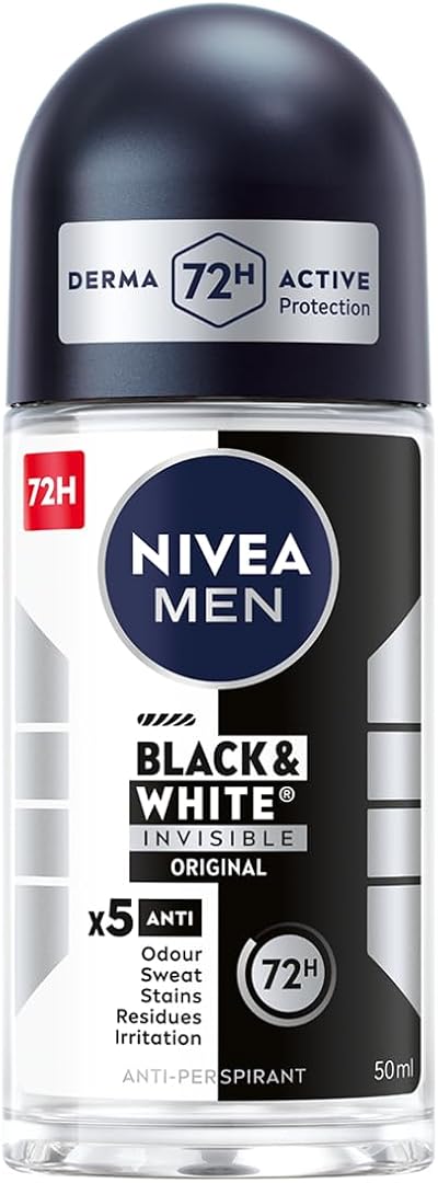 NIVEA MEN Black&White 48H Invisible Original Antiperspirant 50 ml