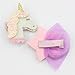 QtGilr 4pcs Cute Glitter Unicorn Hair Clips Stars Hairpins Cartoon Barrettes Headwear Fashion Gifts for Baby Girls