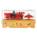 Freud 5 Piece Premier Adjustable Cabinet Bit Set (1/2" Shank) (94-150)