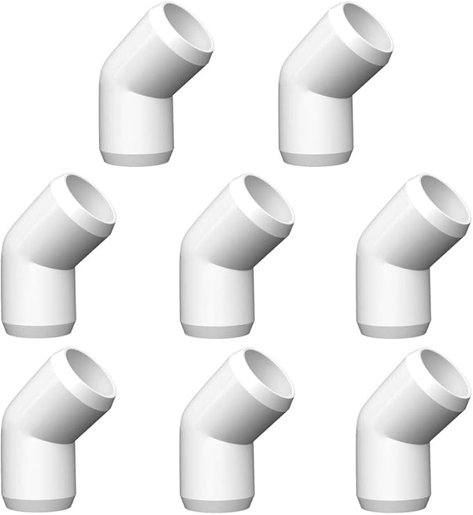 letsFix PVC Elbow Fittings 3/4", 3Way/4Way/5Way/Tee