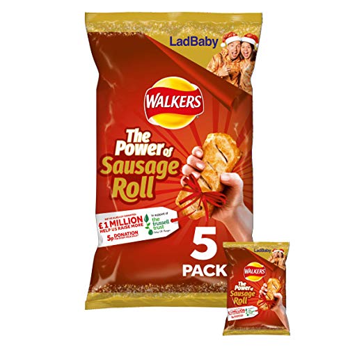 Walkers Sausage Roll Flavour Crisps 5 Pack 25g Pricepulse