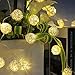 InnooLight 40 Rattan Ball String Lights LEDS Christmas Indoor String Lights for Christmas Tree, Garden, Patio, Wedding, Party (Warm White)
