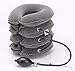 ChiFit Inflatable & Adjustable 4-Layer Cervical Neck Traction Stretcher Pillow Device - Cervical Collar Decompression Support Brace for Travel/Home Promoting Improved Spine Alignment