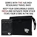 Herb Guard Premium Smell Proof Bag with Travel Bags (7x6 inches, Holds Half Ounce to 1 Ounce) - Sleek, Compact and Keeps Goods Fresh for Months