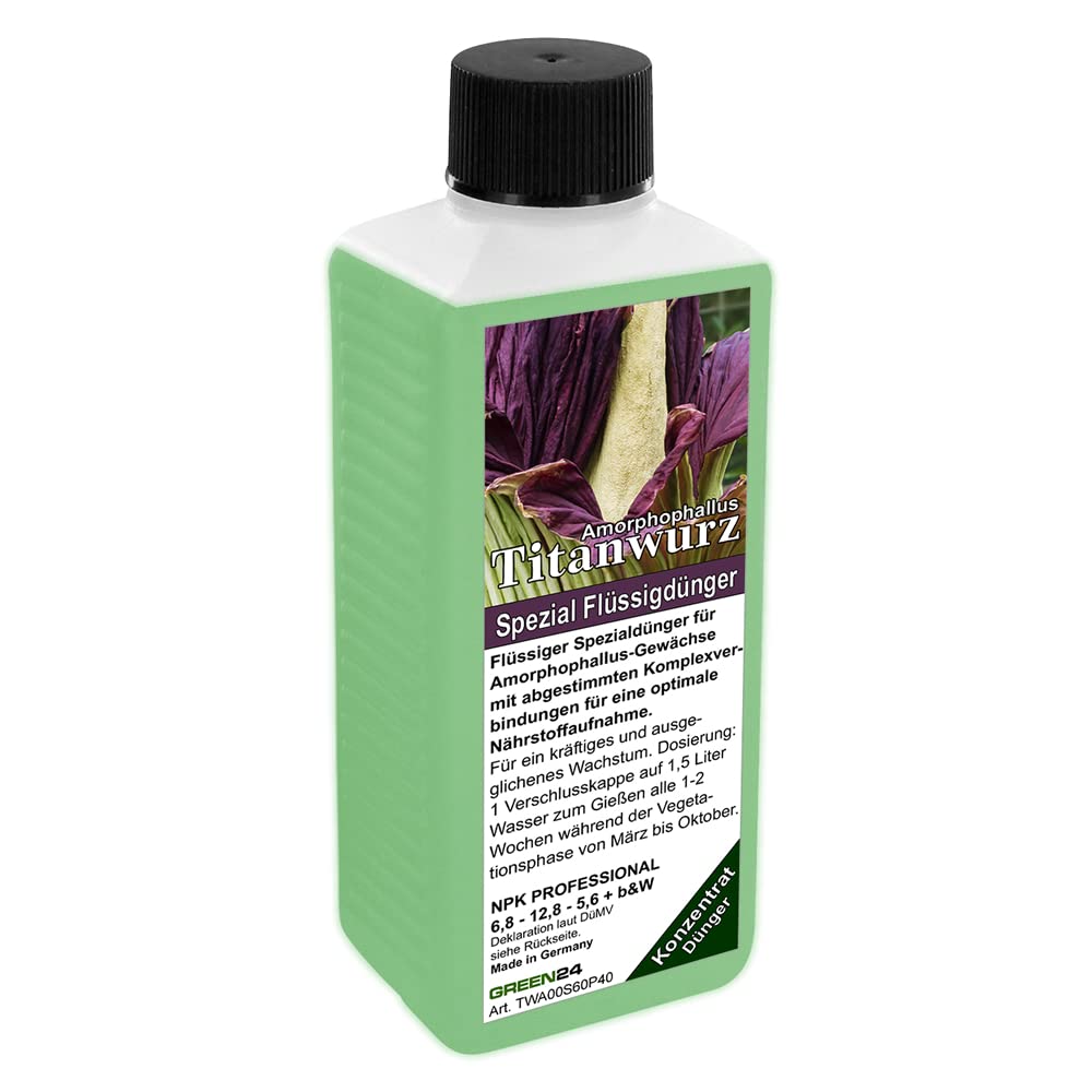 GREEN24 Amorphophallus Liquid Fertilizer NPK for Titan Arum, Konjac, Dracunculus, Typhonium - Aroideae