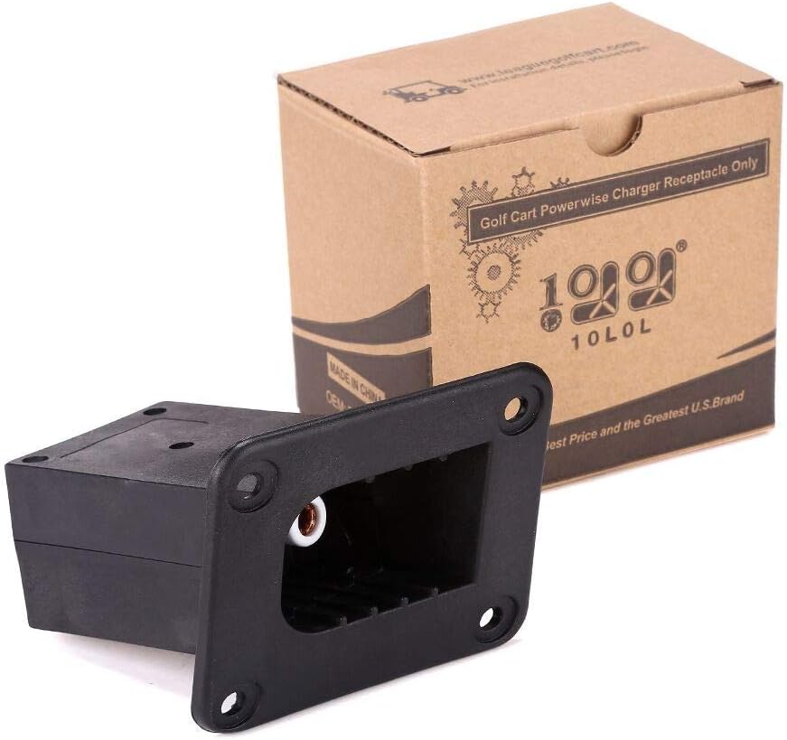 10L0L Powerwise Charger Receptacle For EZGO Golf Cart Medalist TxT DCS
