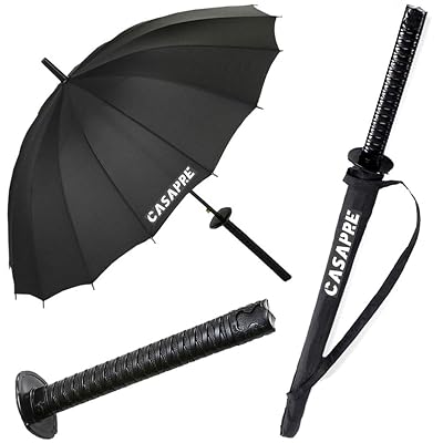 Samurai Umbrella Katana Umbrella Japanese Creative Clear Umbrella Can Be Used As A Decorative Item, The Best Choice and Birthday Gifts 16 Ribs