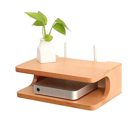 Lagerregal ZHIRONG TV Set top Box Regal Router Set top Rack Telefon Wand montiert Racks Box Hause 30 * 20 * 10 cm