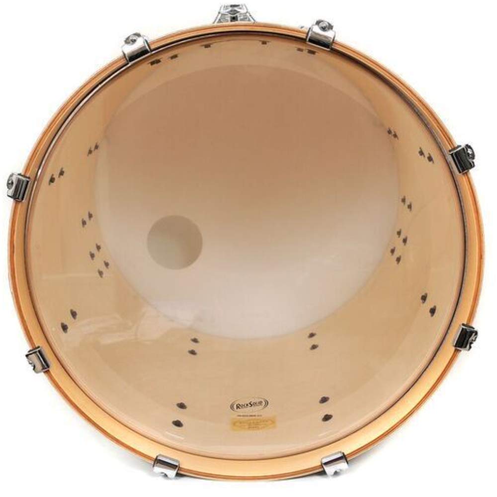 RockSolid Clear Skin Bass Drum Head 20 inch - Twin Ply - Bass Drum Skin - DRUM NOT INCLUDED