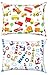 YourEcoFamily Toddler Pillowcases - 100% Certified Organic Cotton - Soft, Comfy, Colorful, Naturally Hypoallergenic - Boys 2 Pack
