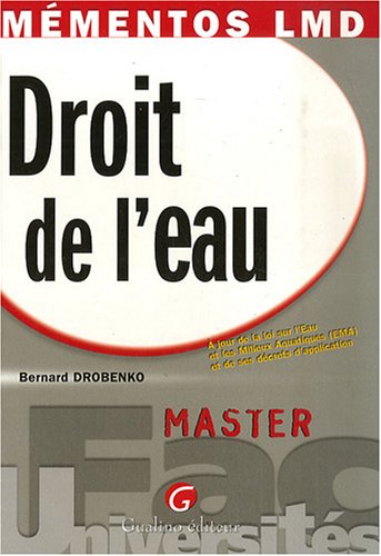 Droit de l'eau