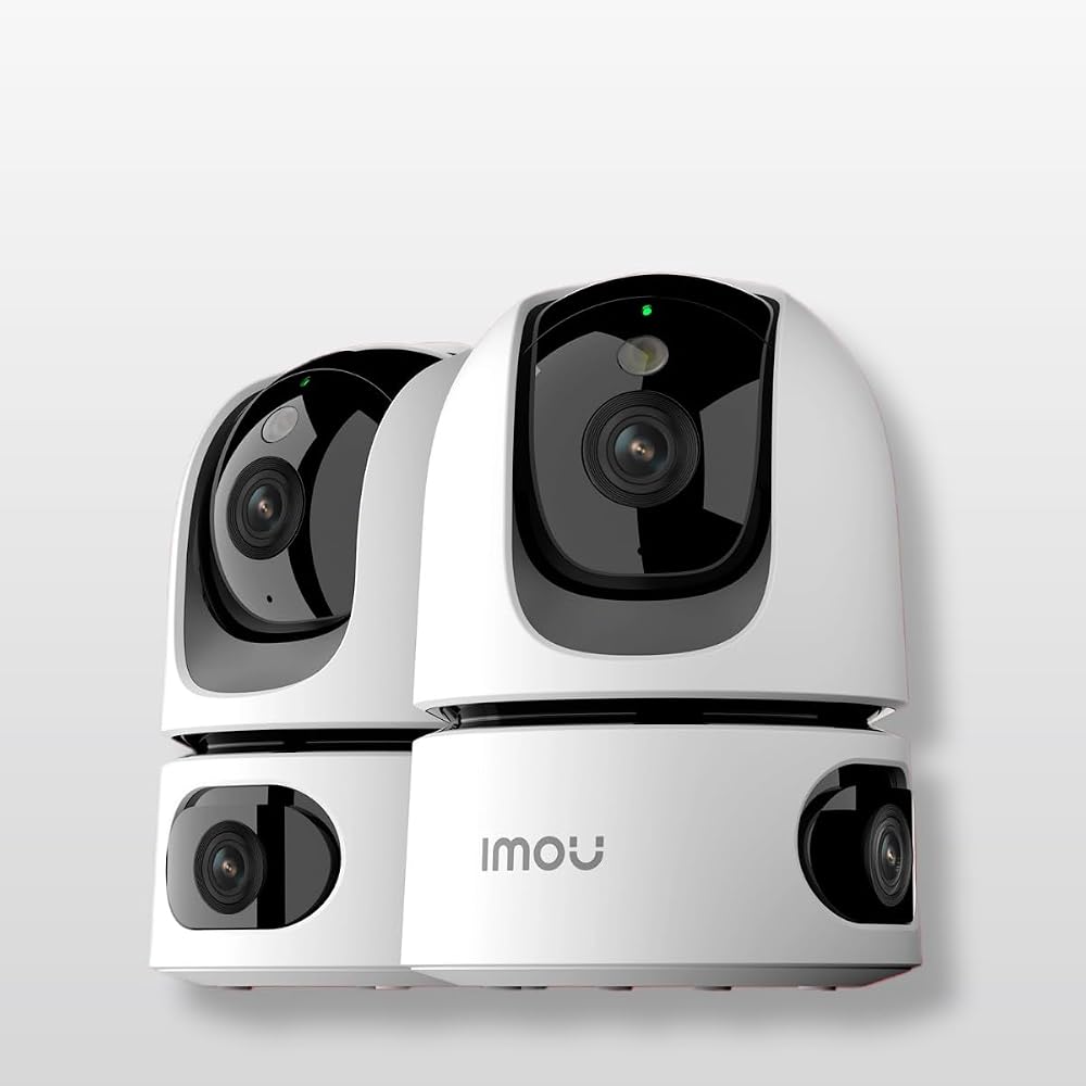 Imou Dual-Lens 2K Indoor Security Camera 360° Coverage 2 Pack 2.4GHz WiFi