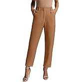 NIMIN Women High Waisted Dress Work Ankle Pants 26"/28"/30" Inseam Office Business Casual Trousers with Pockets 2025