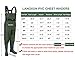 LANGXUN Chest Waders for Kids, Fishing Waders for Toddler & Children, Waterproof Hutting Waders for Boys and Girls, Age 2/3 Toddler