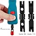 Vastar Network Cable Repair Kit - Network Wire Punch Down Impact Tool, Dual-Modular Crimping Toolz