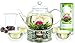 Teabloom Tea Warmer - Stainless Steel Teapot Warmer with Tea Light Candle