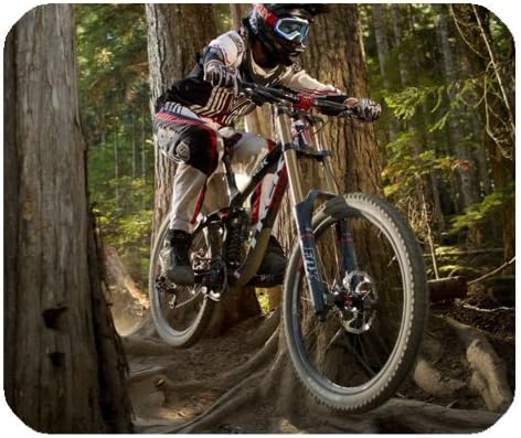 Mountain Bike Cycling / MTB Cloth Cover Rectangle Mouse Pad 9.84"x7.87"