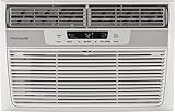 Frigidaire FFRA0622S1 6,000 BTU Mini Compact Air Conditioner with 147 CFM, 3 Fan Speeds, Effortless Temperature Control, 24-Hour Timer, in White