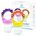 Baby Feeder for Girls 2 Pack, Grab n’ Shake Rattle Teething Toy Set