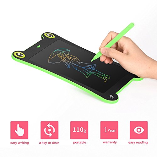 image for Colorful Frog Pad LCD Writing Tablet NEWYES Children's Board 8.5 Inch 