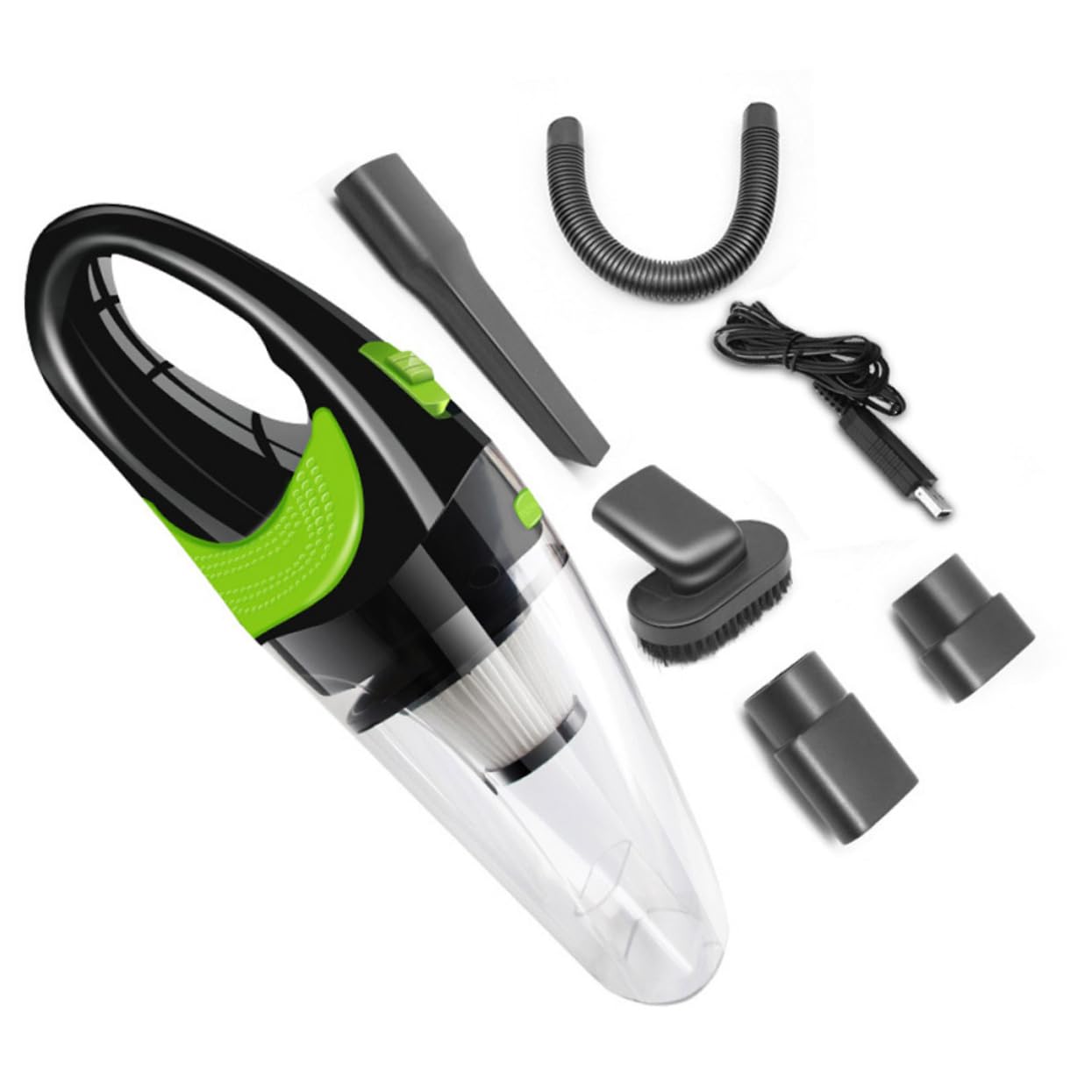 Photo 1 of ***missing parts used ***Garneck USB Rechargeable Mini Handheld Vacuum Cleaner for Car Dual Wet and Dry Use Portable Dust Collector for Home and Auto Lightweight and Compact Transparent