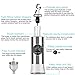 L LESTAVEN Oil Dispenser Bottle Glass Vinegar Cruet oil bottle set with oil and vinegar dispenser set for olive oil (Funnel included)(3 Packs)