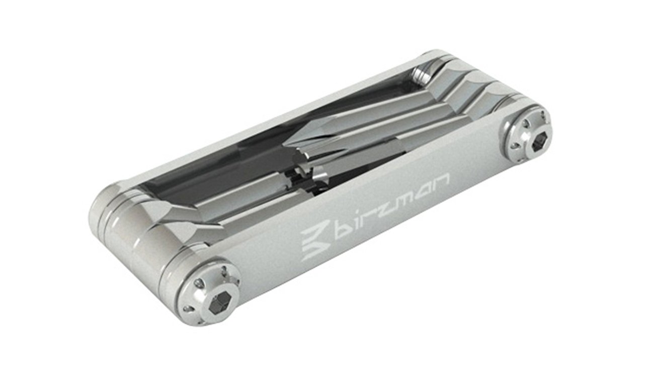 Birzman Feexman E-Version 5 Multi-Tool (Silver) | Compact Bike Tool with 5 Functions | Lightweight and Durable