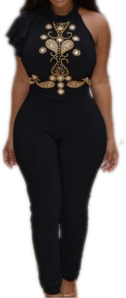 Glambition Kaftan Couture - Aldama - Jumpsuit 3 Style Hand-Beaded Kaftan, Abaya XS, Dubai, Morrocan, African, Style Black