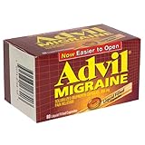 Advil Migraine Pain Reliever, Solubilized Ibuprofen 200mg, 80 Count, Liquid Filled Capsules, Powerful Migraine Relief
