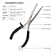 Booms Fishing F3 Stainless Fishing Pliers can Split Rings ,Crimping Sleeve Crimper and Turning Lure