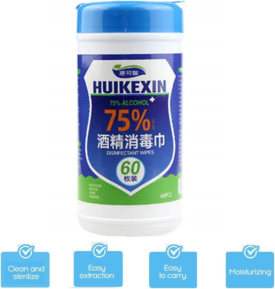 Disposable 75% Cleaning Wipes 60pcs 75% Cleaning Disinfection Wipes