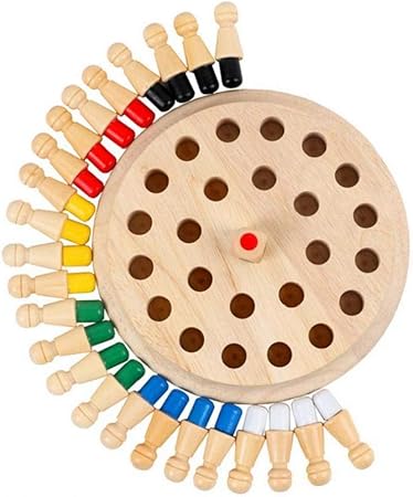 Ommo Lebeindr Holz Memory Match Fun Table Family Brettspiele Fur Kinder Und Erwachsene Vorschulbildung 1set Holz Speicher Amazon De Spielzeug