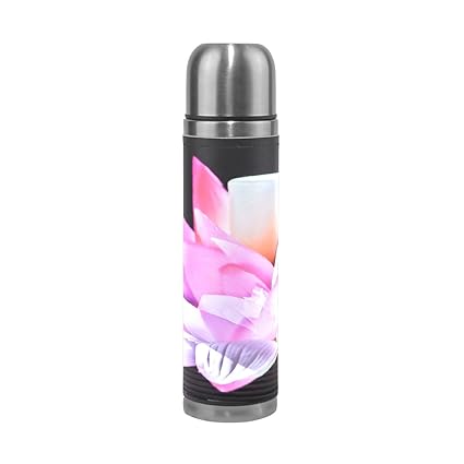 Amazon Com Lennel Candle Flower Petals Lavender Wick Decoration