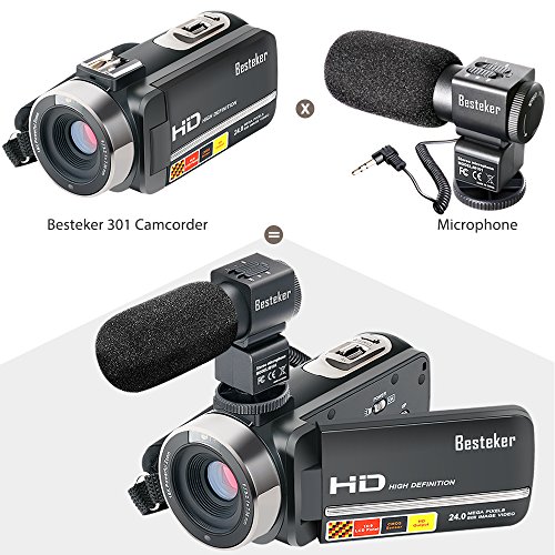 Camcorder-Besteker-FHD-1080p-Camcorders-with-External-Microphone-and-Remote-Control-Digital-Camera-Camcorder